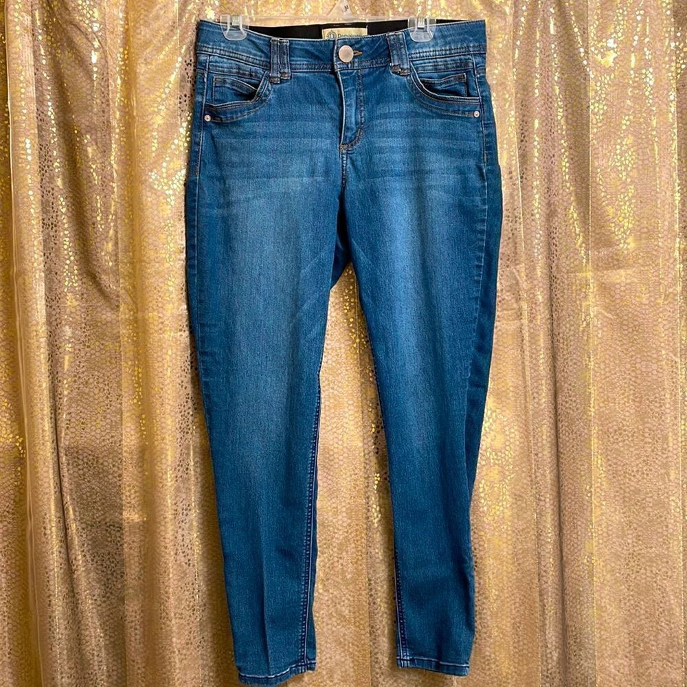 Democracy AB technology medium blue skinny jeans, size 10, EUC